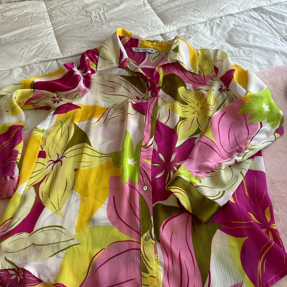 Zara Floral Blouse